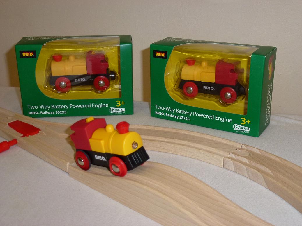 Kolorowa lokomotywa Brio