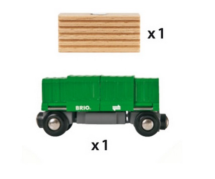 Wagon kontenerowy - otwierany