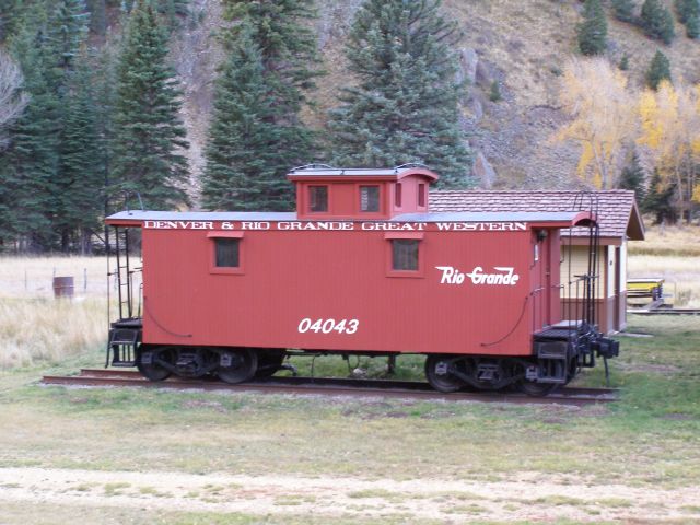 Wagon mieszkalny, czerwony