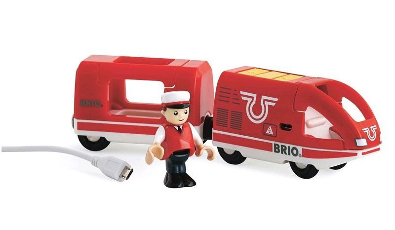 Czerwony ekspres USB elektryczny