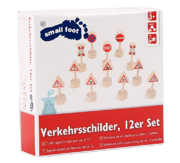 Znaki drogowe drewniane Small foot