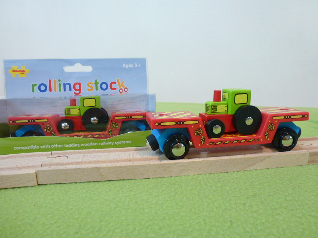 Wagon - platforma transportowa z traktorem