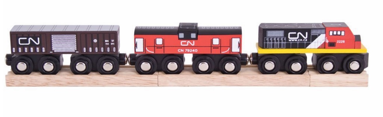 Railway Canadian National CN Pociąg  - Bigjigs