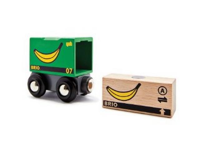 Wagon ładownia ze skrzynią bananów - Brio Wagon ładownia ze skrzynią bananów - Brio
