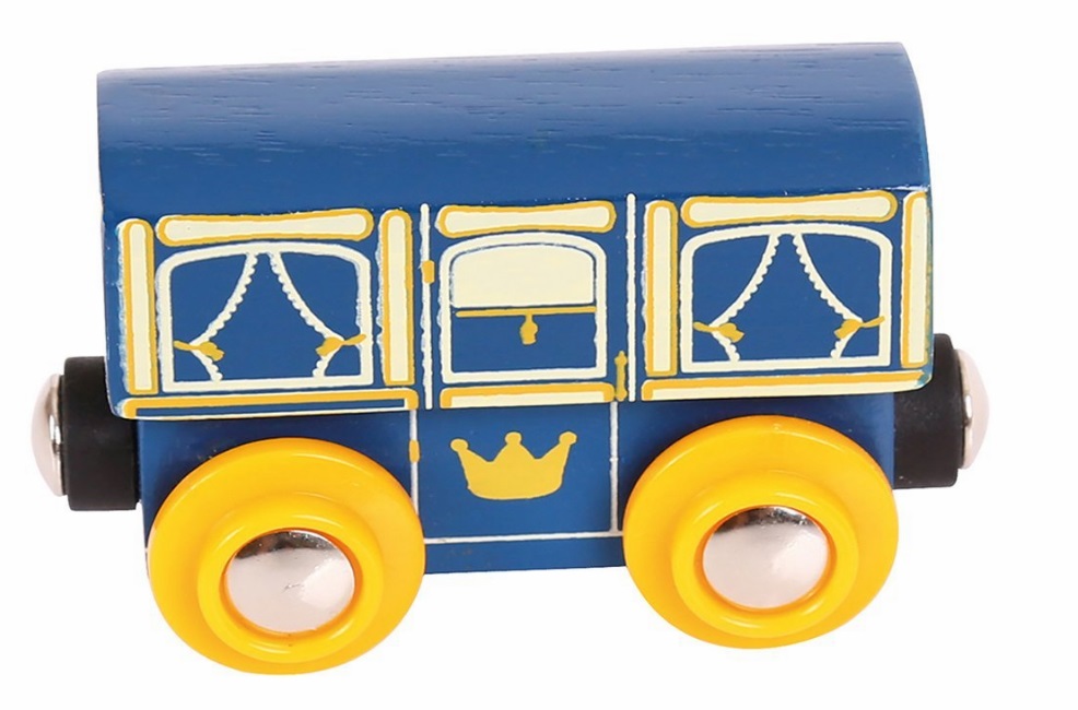 Wagon pasażerski - królewski - Bigjigs Wagon pasażerski - królewski - Bigjigs