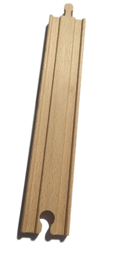 Tor drewniany - długi (22cm) - Kolejkowy Zakątek