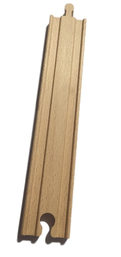 Tor drewniany - długi (22cm) - Kolejkowy Zakątek Tor drewniany - długi (22cm) - Kolejkowy Zakątek