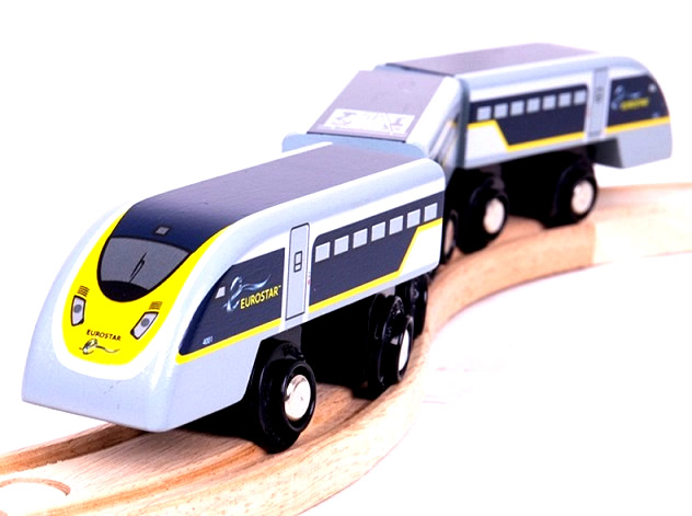 Pendolino Eurostar Szybki pociąg - Bigjigs Pendolino Eurostar Szybki pociąg - Bigjigs