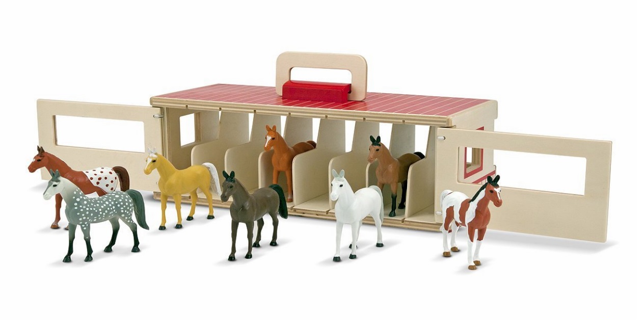Domek do przenoszenia koników - Melissa i Doug Domek do przenoszenia koników - Melissa i Doug